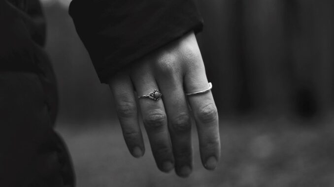Hånd med georg jensen ringe Hånd med georg jensen ringe